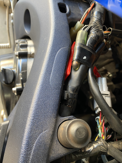 the solution installed in the bike